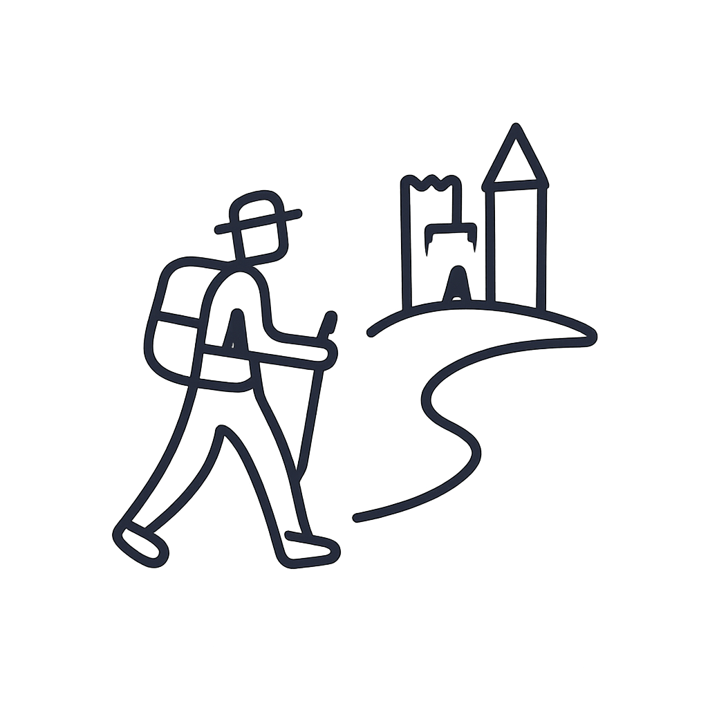 Versão branca da logo atual para o site 'APEÚ NOS TRILHOS DA HISTÓRIA', simples, legível e em formato adequado para cabeçalho